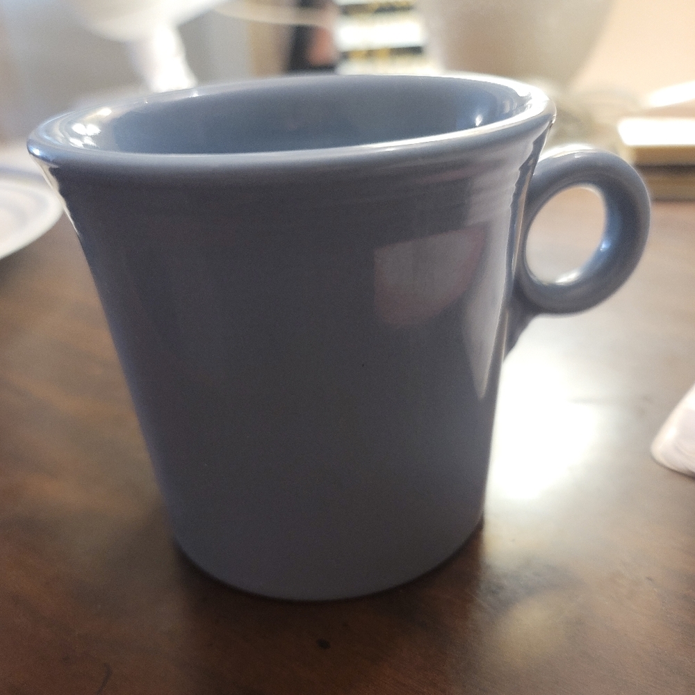 Vintage  flatware Fiest  periwinkle blue mug by Homer Laughlin